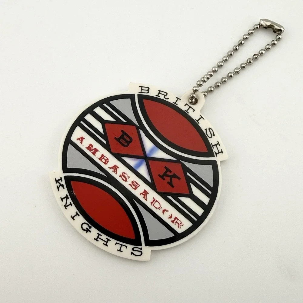 British Knights BK Vintage Shoe Tag Keyring Ambassador Trainers 1980s 1990s‎ C